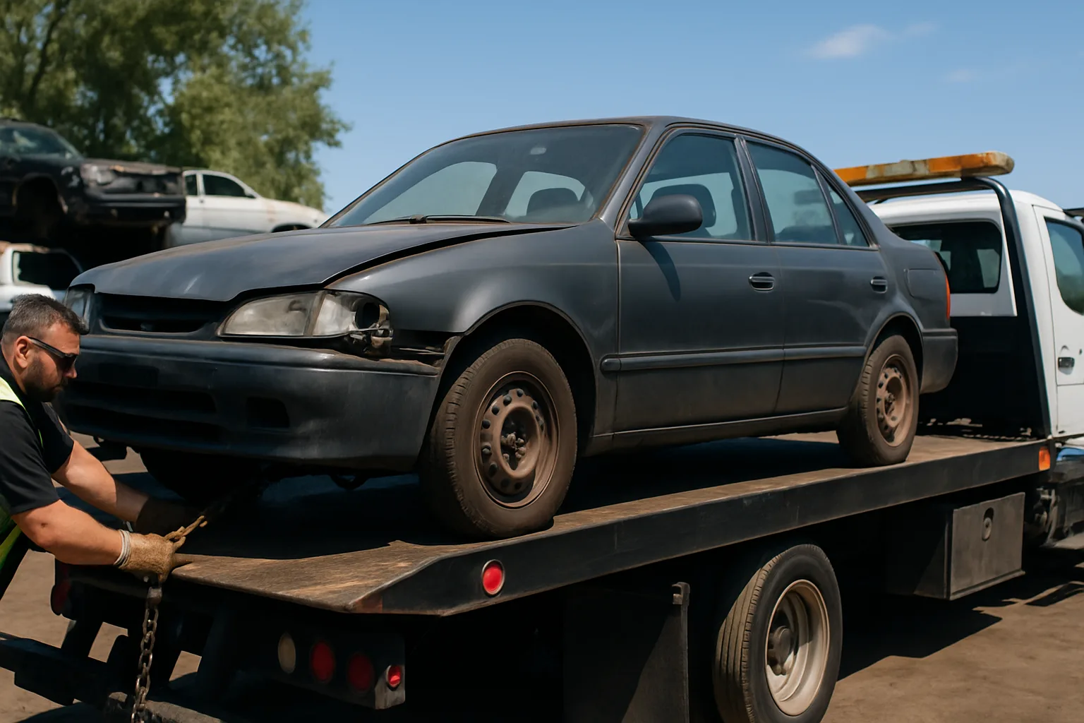 After Scrap Car Removal Houston: Inside the Recycling Proces
