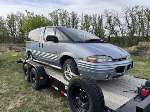 GetMyScrapCar | 1995 Dodge Caravan on Trailer for Scrap Metal Recycling