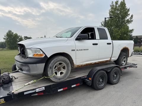 GetMyScrapCar | 2011 Ram 1500 Pickup Truck Ready for Scrap Metal Recycling