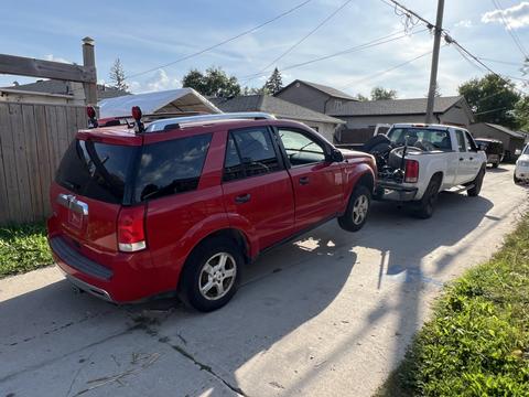 GetMyScrapCar | Red SUV for Junk Car Removal and Scrap Metal Recycling