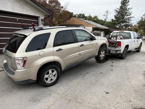 GetMyScrapCar | Junk Car Removal of a Chevrolet Equinox for Recycling
