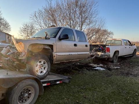 GetMyScrapCar | Junk Car Removal of Chevy Silverado for Scrap Metal Recycling